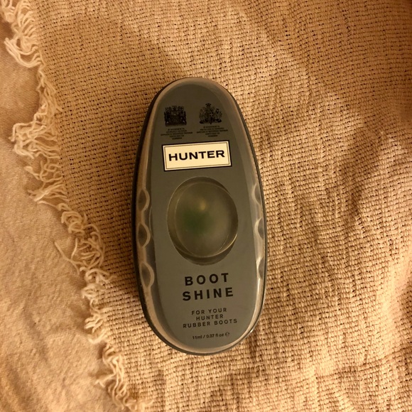 Original Tall Gloss Hunter Rain Boots w boot shine - Picture 4 of 4